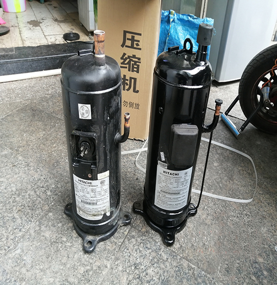 文圣中央空调压缩机的更换维修